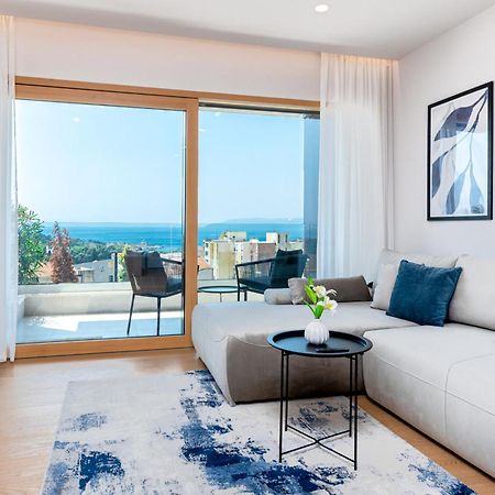 Luxury Adria Sea City & Mountain View Apartment Makarska Exterior foto