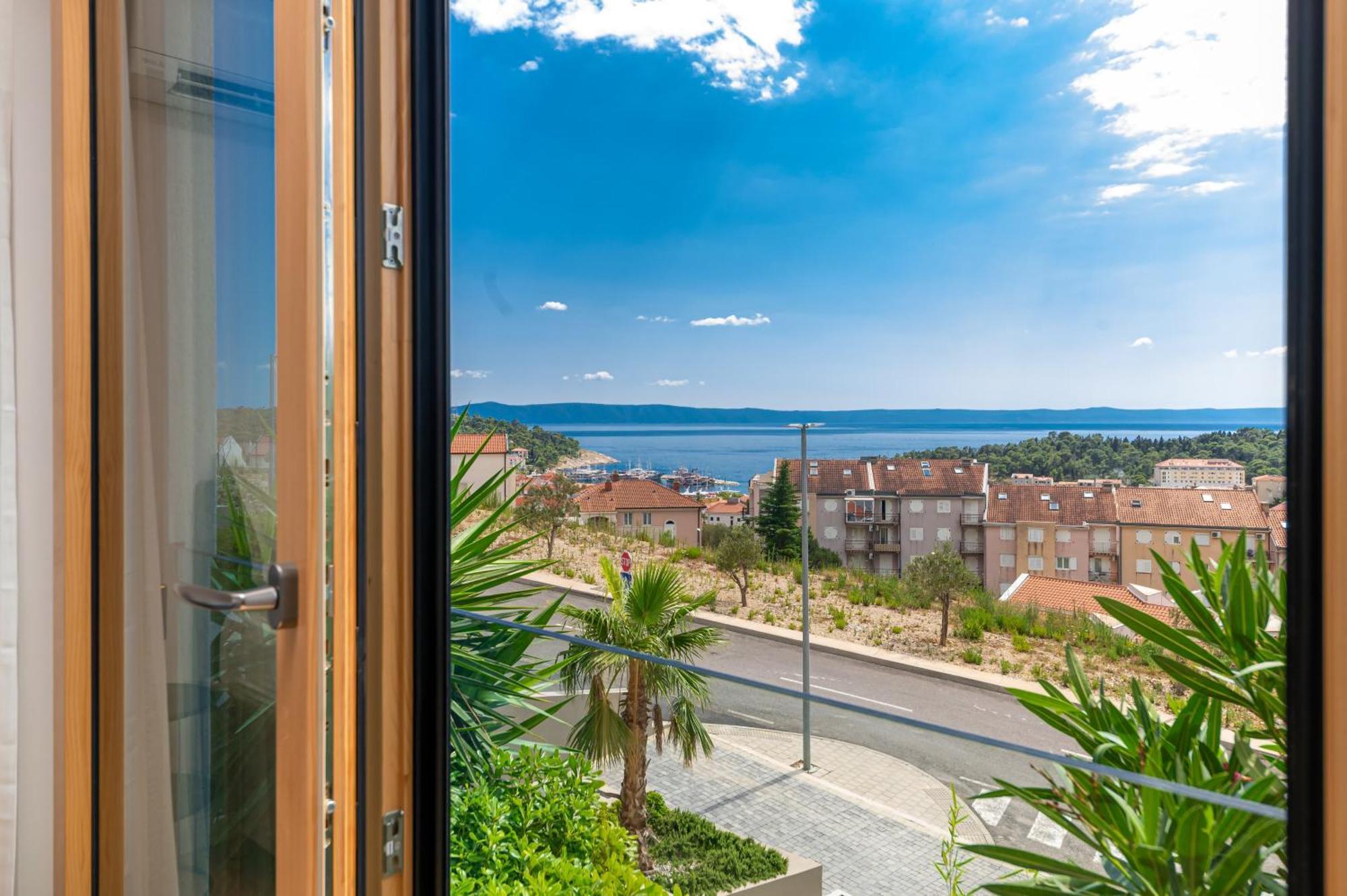 Luxury Adria Sea City & Mountain View Apartment Makarska Exterior foto
