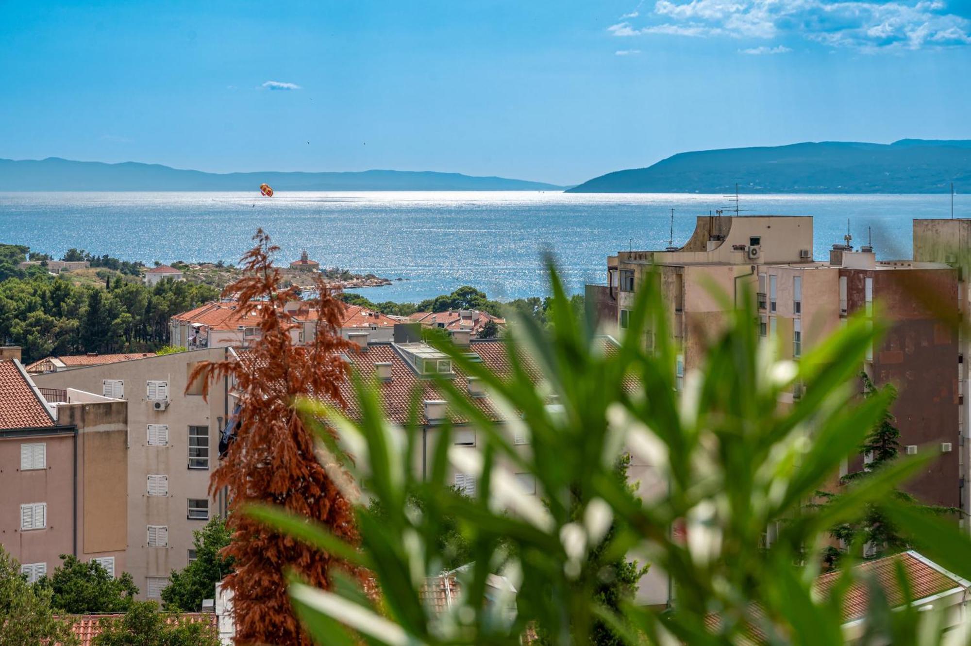 Luxury Adria Sea City & Mountain View Apartment Makarska Exterior foto