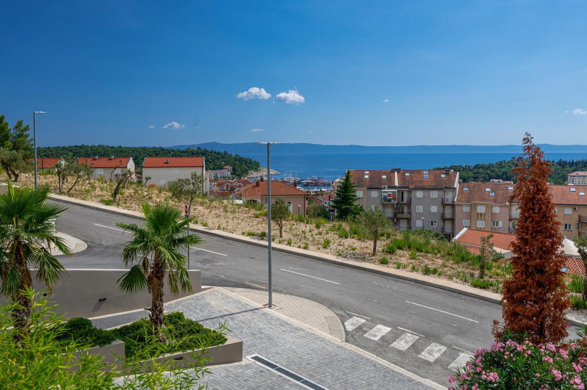 Luxury Adria Sea City & Mountain View Apartment Makarska Exterior foto
