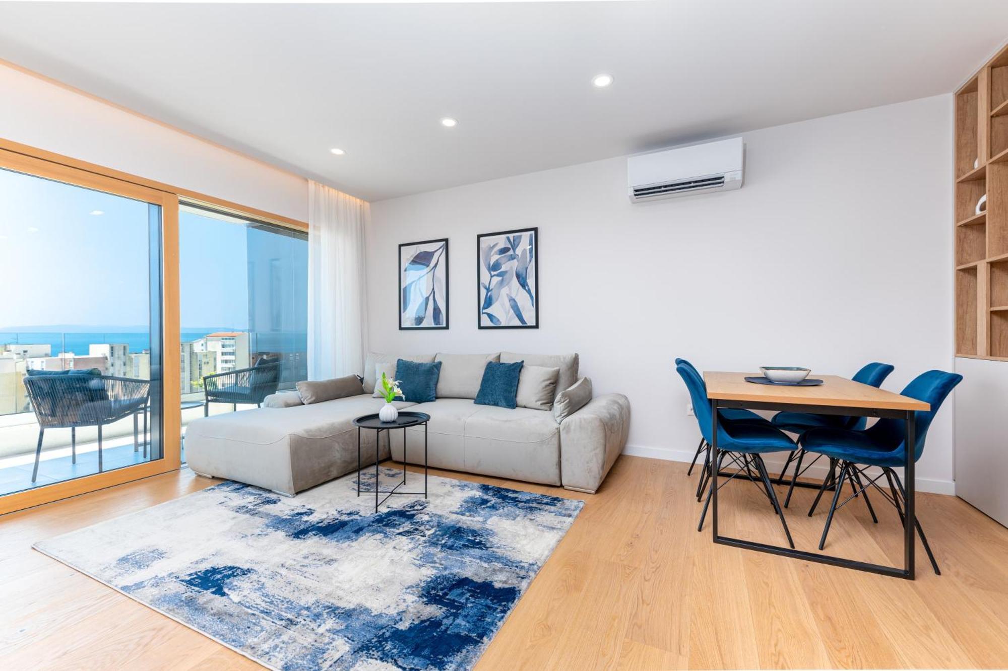Luxury Adria Sea City & Mountain View Apartment Makarska Exterior foto