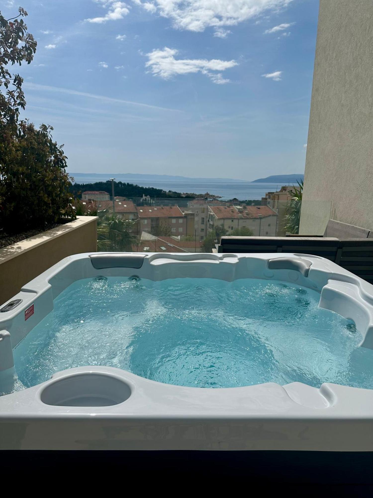 Luxury Adria Sea City & Mountain View Apartment Makarska Exterior foto
